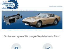 Tablet Screenshot of euro-getriebetechnik.com